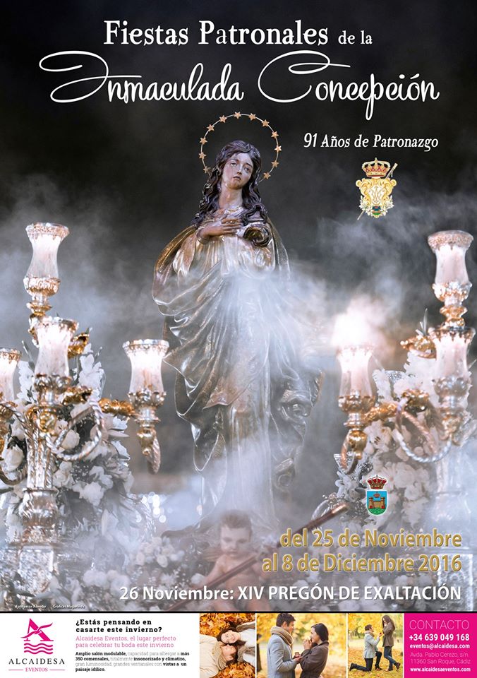Fiestas patronales en honor de la Inmaculada Concepción  